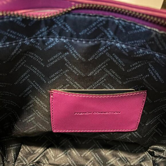 French Connection Purple Shoulder Bag - Picture 6 of 7